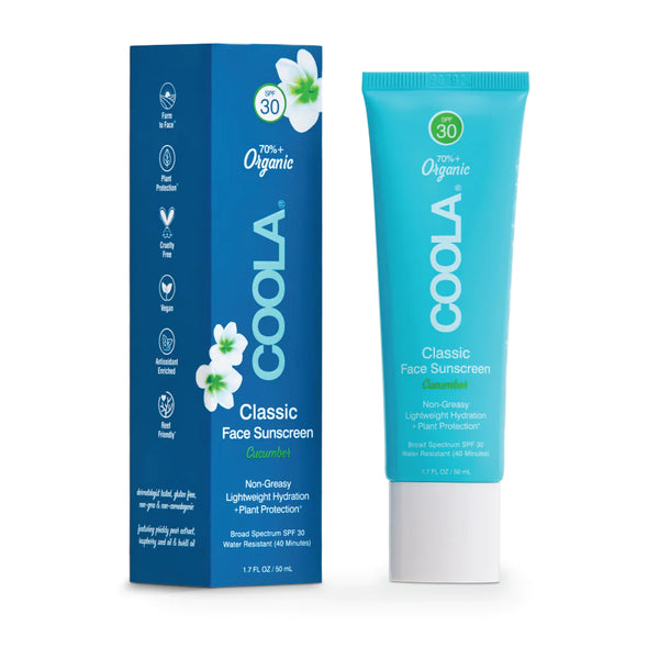 Coola Classic Face Sunscreen Lotion Cucumber Scent